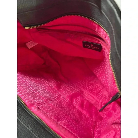 Kate spade Black and White Leather Tote Bag - Picture 6 of 6